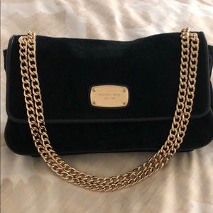 Michael Kors- Black Suede Purse